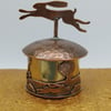 Copper and Brass Hare Box