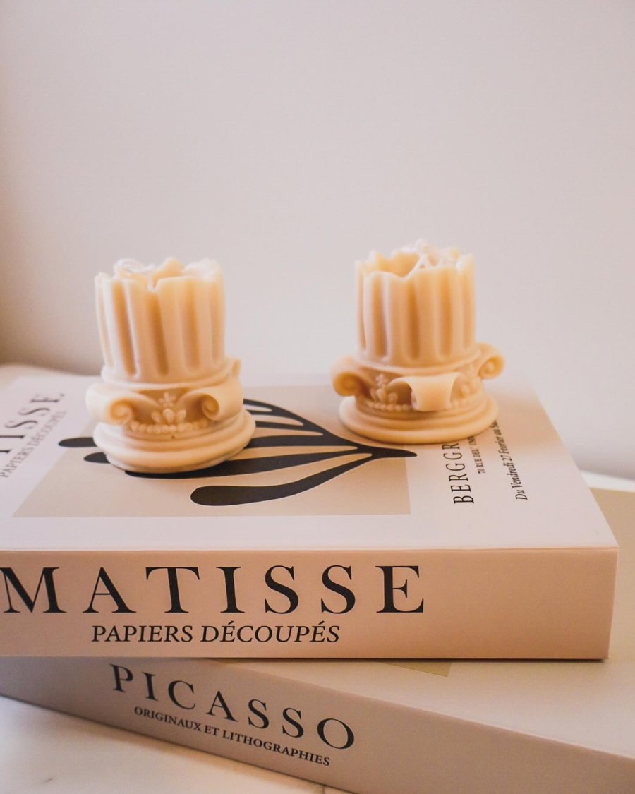 Vintage Style Candle Set