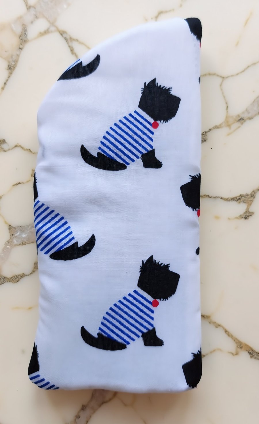 Scottie Dogs Double Sided Unique Cotton Glasses Case 