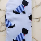 Scottie Dogs Double Sided Unique Cotton Glasses Case 