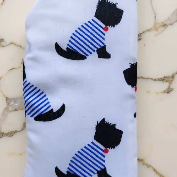 Scottie Dogs Double Sided Unique Cotton Glasses Case 