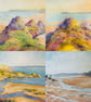 Three Cliffs Bay , Cobweb Streams . The Gower. Signed Special Edition Print  - Image 3