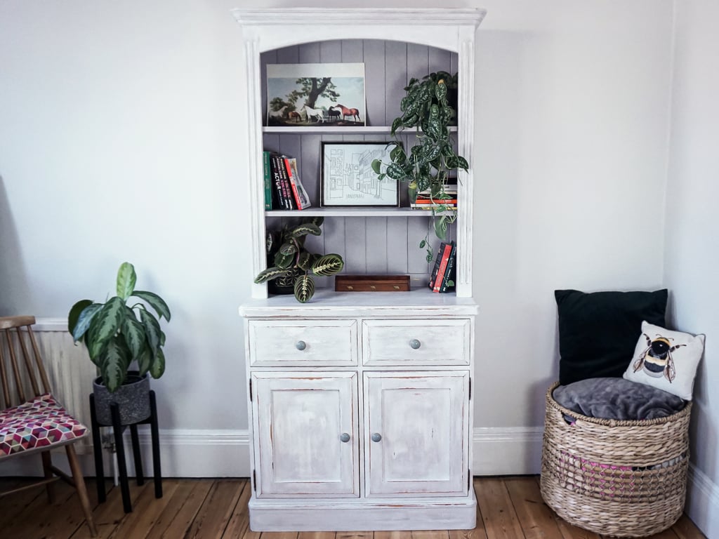 Shabby Chic Distressed White Welsh Dresser