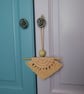Macramé Hanging Half Moon Pink - Image 3