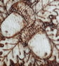 Pyrography acorn & oak leaf pendant - Image 6