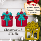 Christmas Goose clay cutter STL file for 3d printing - emailed