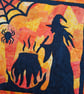 Spider and web Halloween Kit Art Quilt Panel - Image 7