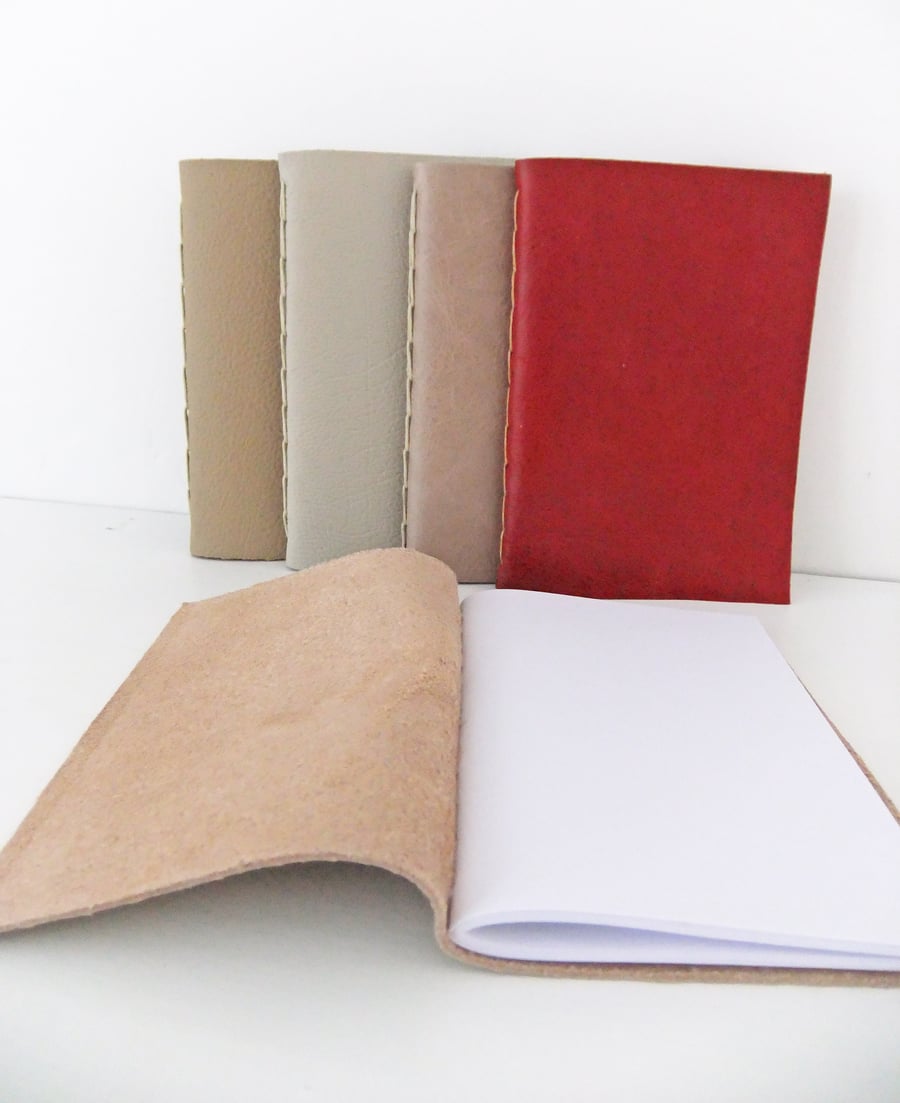 Hand sewn leather journal