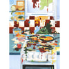 Messy Kitchen Hob Card