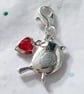 Handmade Robin Zipper Charm - Image 2