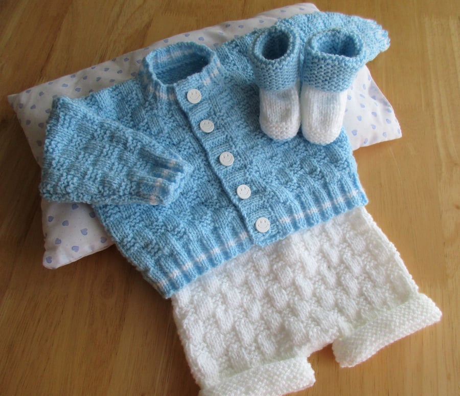 REDUCED 16" Baby Boys Outfit