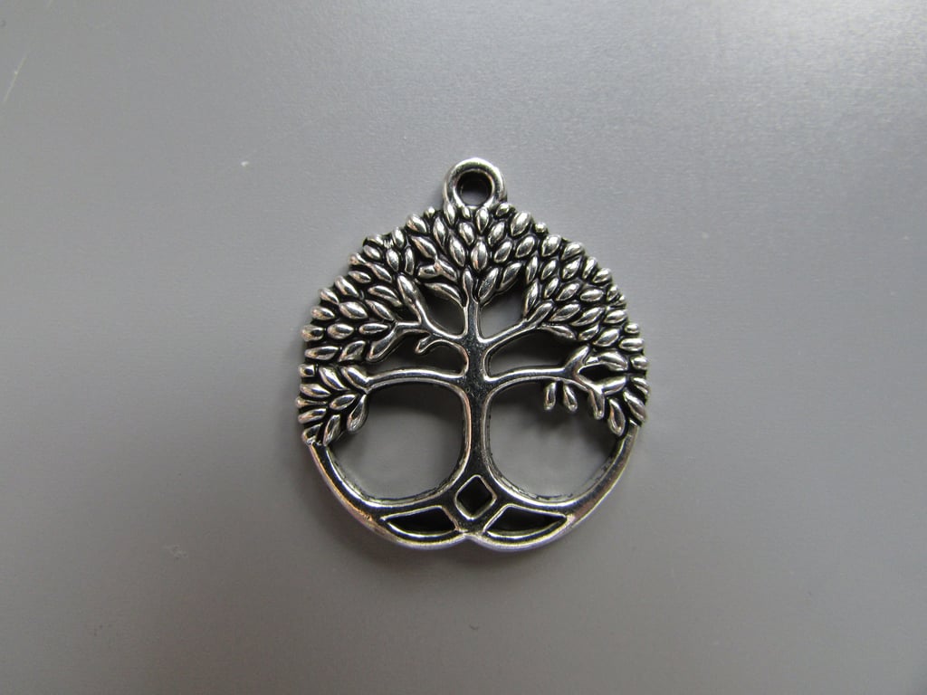 Silver Tree of Life Tibetan Jewellery Charm