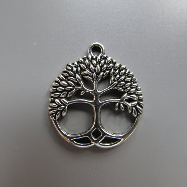 Silver Tree of Life Tibetan Jewellery Charm