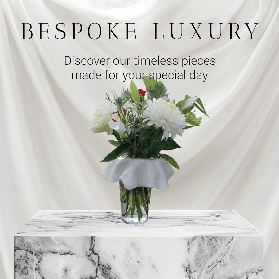 Ceramic Flower Frog. (Ideal for the top table at your wedding)