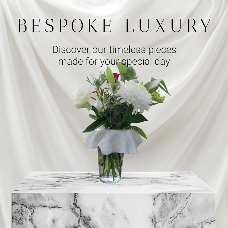 Ceramic Flower Frog. (Ideal for the top table at your wedding)