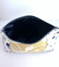 Large Make up Bag with Patchwork Panels - Image 2
