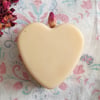 Rose Geranium Heart Soap, natural, sustainable, bar soap, Mothers Day, Vegan, 