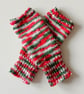 KNITTING PATTERN PDF Christmas Colours Wrist Warmers - Image 2