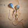 Briollette Labradorite and Sterling Silver Earrings