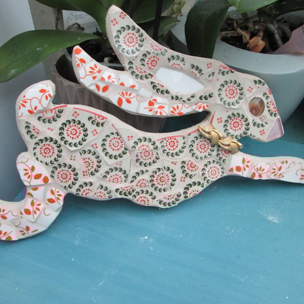 Mosaic Running Hare