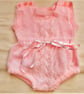 3 Piece Sleeveless Baby's Romper Cardigan and Socks Set, Baby Shower Gift - Image 2