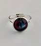 Lizard eye ring, multi coloured - Image 2