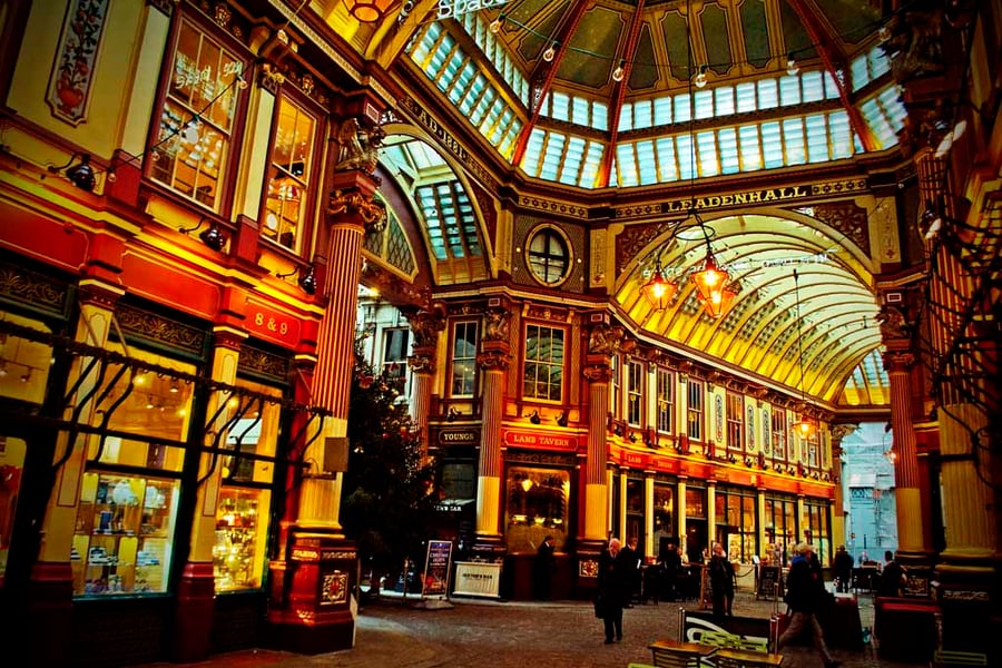 Leadenhall Market City of London England Photograph Print