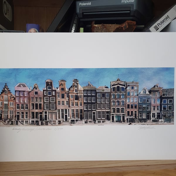  Wonky Buildings, Amsterdam Fine Art Archival print Limited Edition of 250 