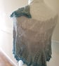 Knitted Lace Shawl, Wild Swan Shawl, Beaded Wrap, Wedding Shawl, Bridal Wrap - Image 9