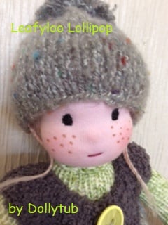 knitted doll - leafyloo Lollipop