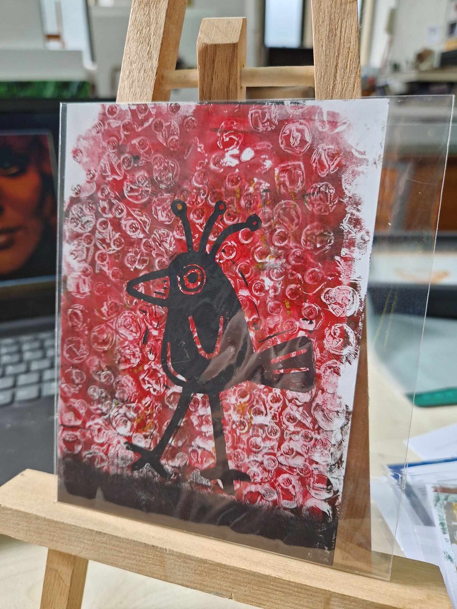 Exhibition postcard. Hand printed. Number 50.