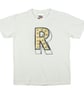 Kids Monogram T-Shirt. Personalise clothing with your Child's Initial letter - Image 2