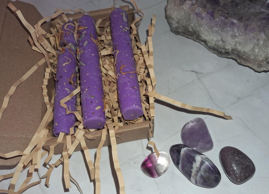 Dressed Candles for Love and Romance