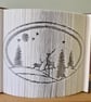Winter Scene 180 CUT & FOLD Book Folding pattern - EMAILED PDF PATTERN - Image 5