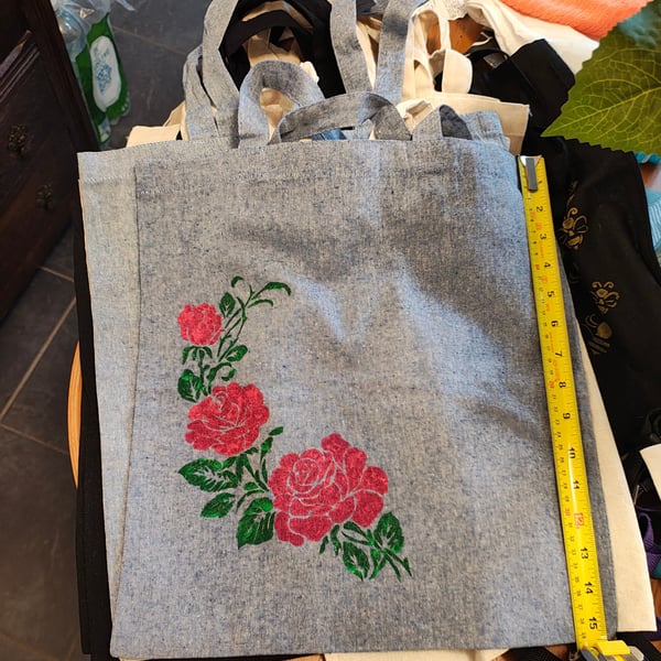 Hand painted tote bags 