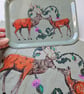 Scottish Stag Tray Thistle Heart Gift, Highland Deer Melamine Serving Tray - Image 6