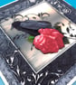 Gothic Birthday Card, Large, Decoupage  - Image 2