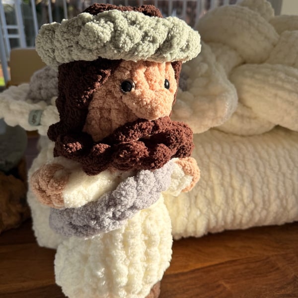 Handmade Knitted Jesus