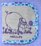 Embroidered Pig Needle Case - Image 2