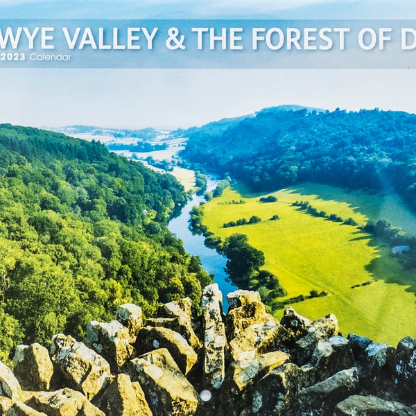 2023 A4 Wall Calendar Wye Valley Forest of Dean landscape views countryside UK