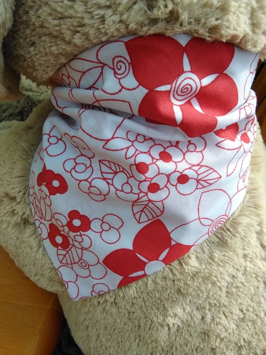 Small dog Bandana Snap Fasteners