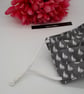 Face mask,  small, adjustable,  3 layer, nose wire,washable in grey boats - Image 7