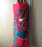 Reusable Festive Fabric Gift Bag, Bottle Bag - Image 5
