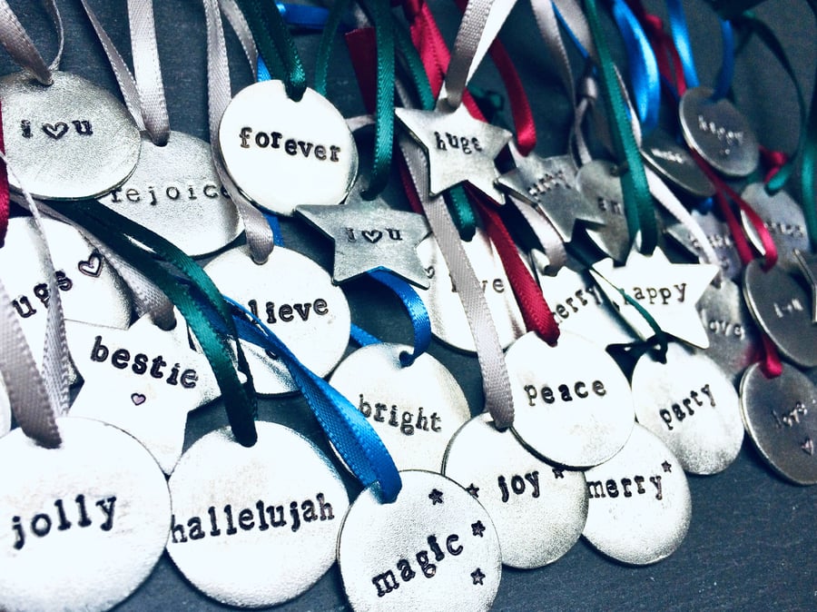 Christmas Tree Decoration - personalised gift