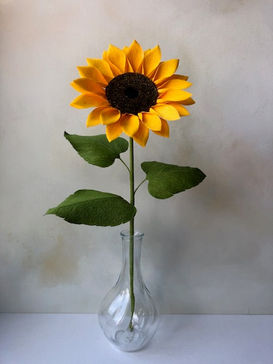 Paper sunflower