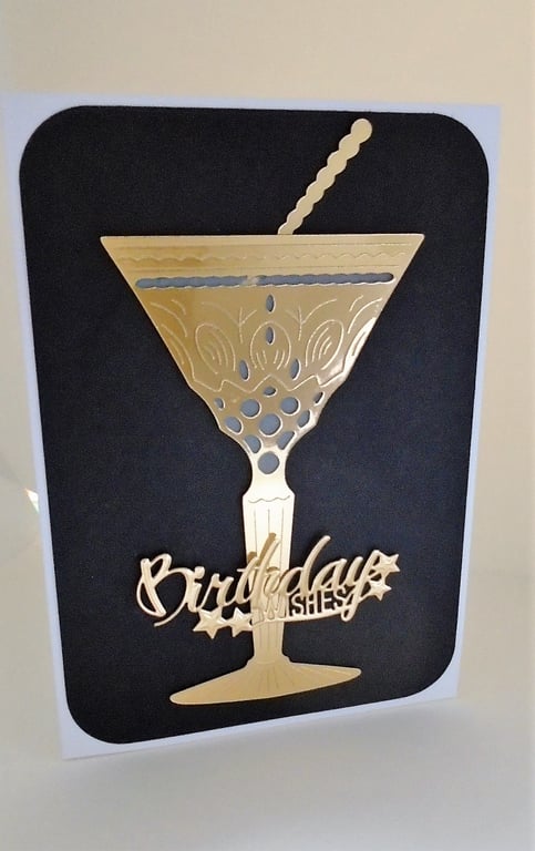 Art Deco Cocktail Glass