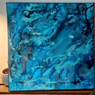 Galactic - original abstract acrylic emotional painting on canvas