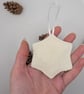 Embroidered snowflake decoration - Image 5