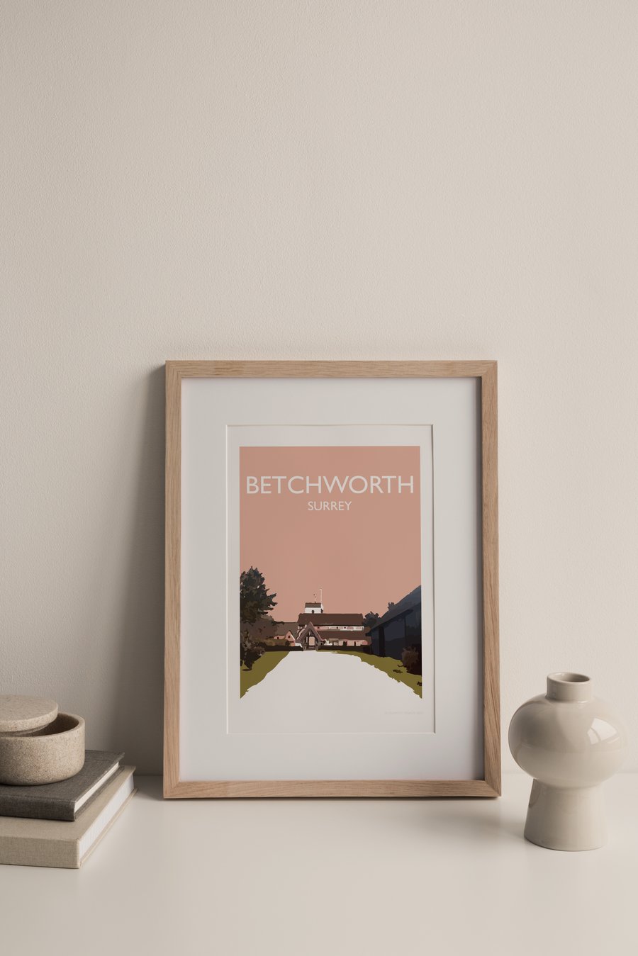 Betchworth, Surrey Giclee Travel Print (unframed)
