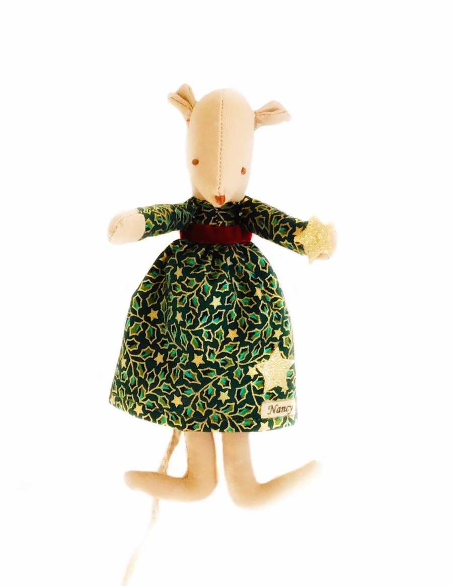 Reduced - Christmas Mouse - Nancy